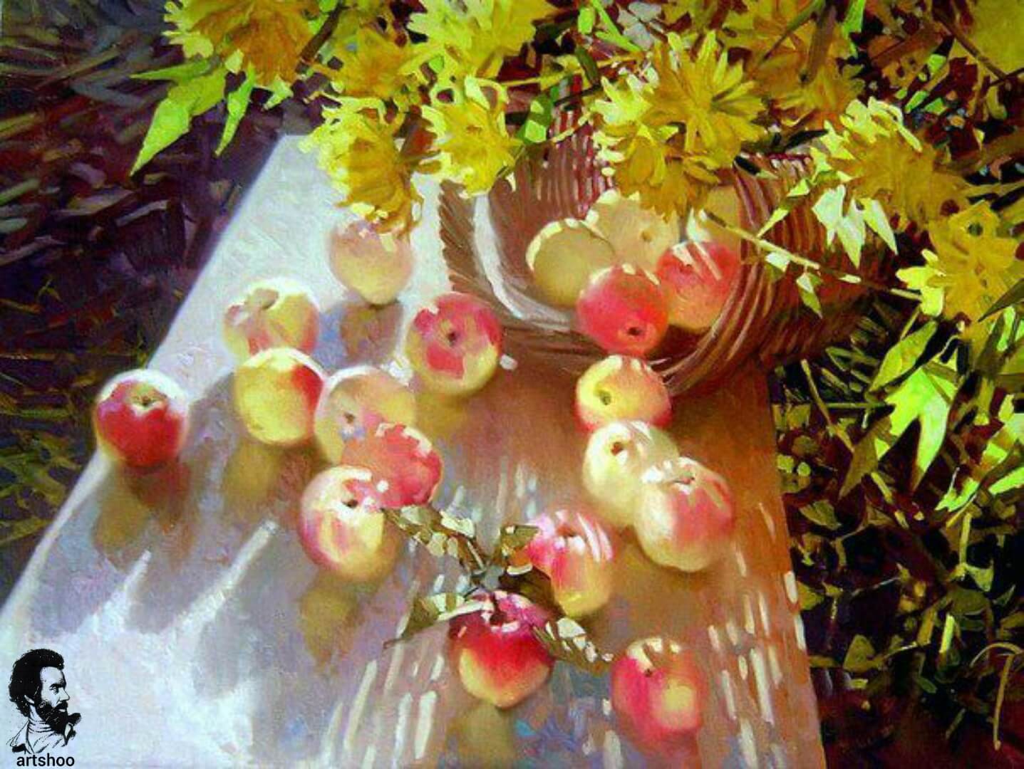 آموزش نقاشی رنگ روغن